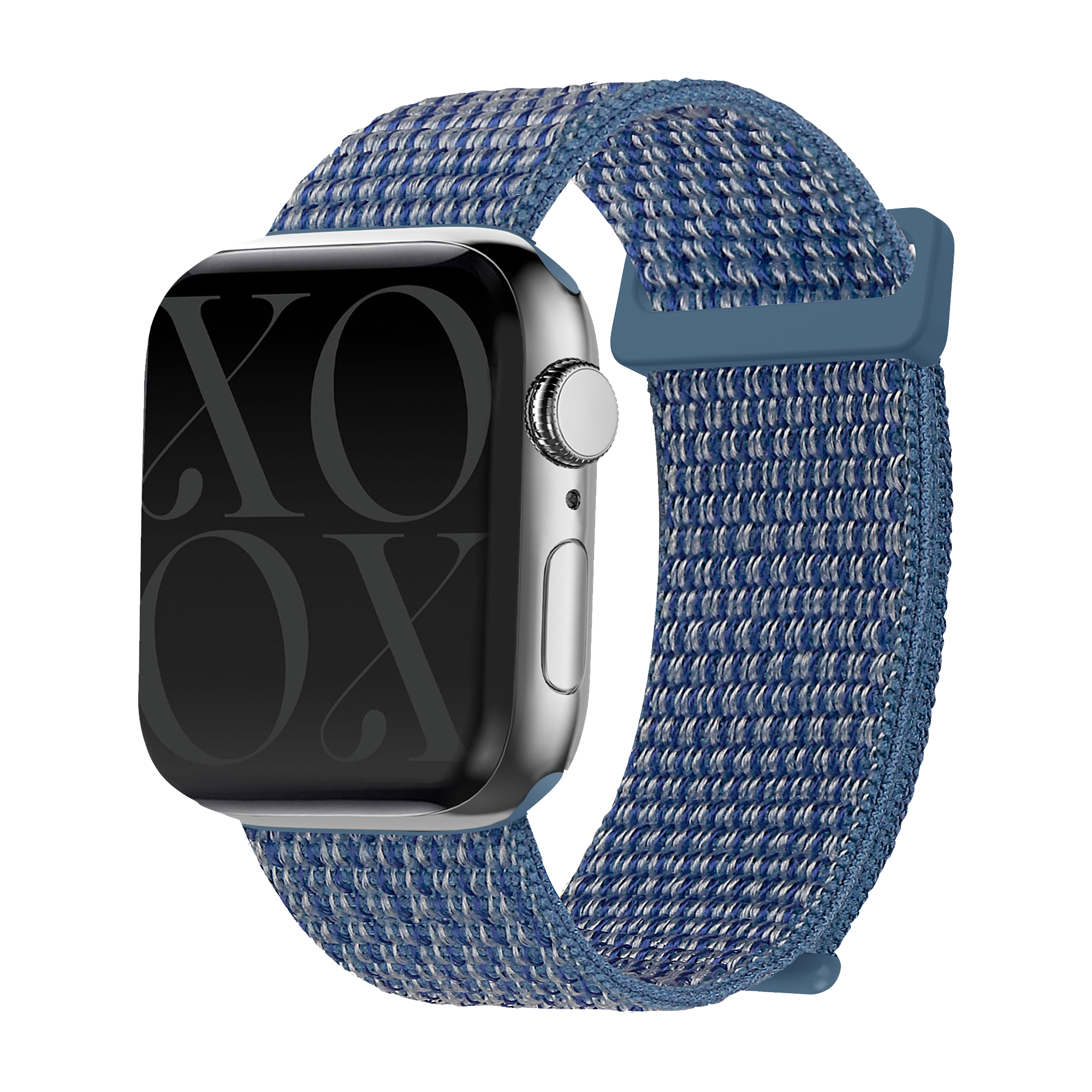 xoxo Wildhearts Apple Watch nylon  bandje (blauw)