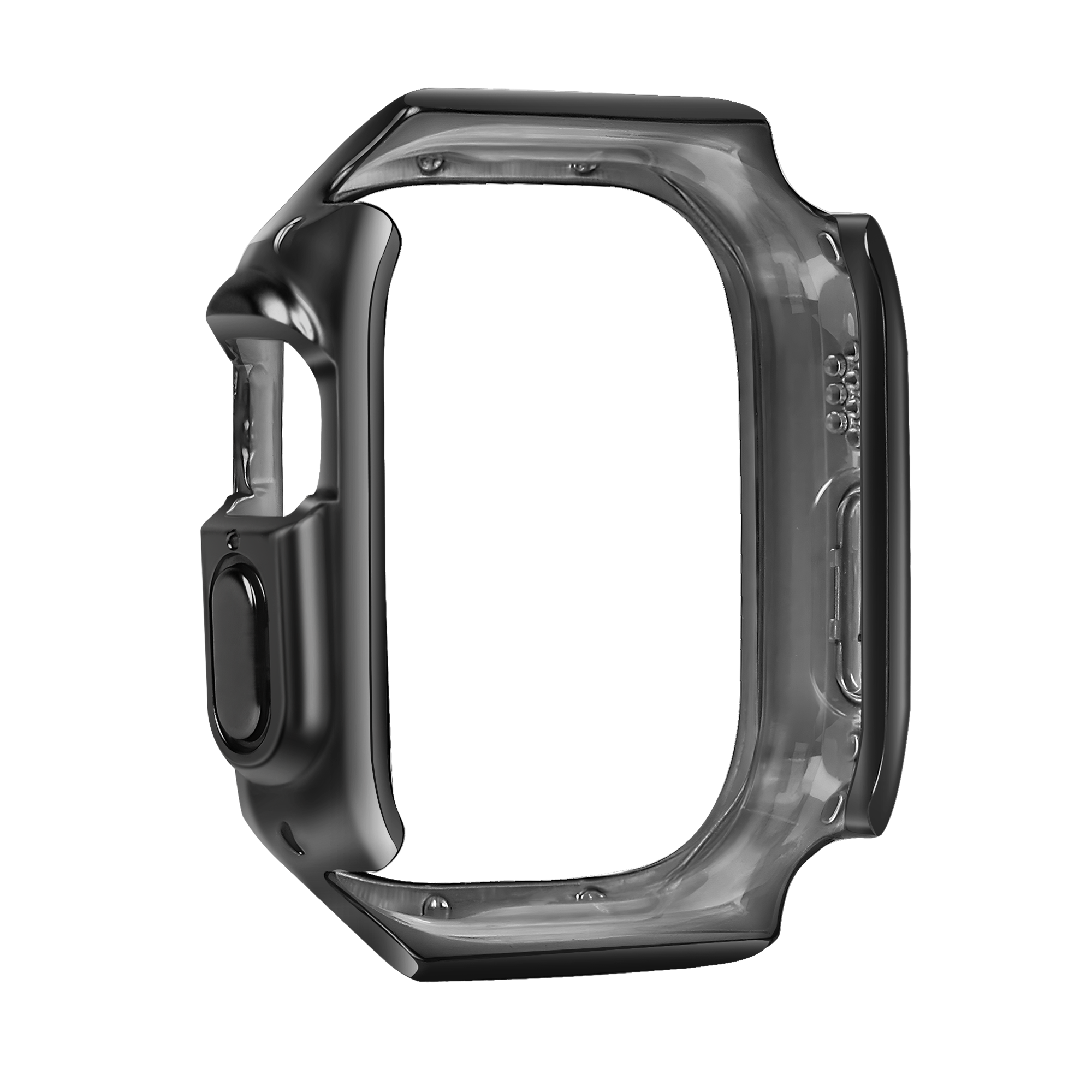 Bandz Apple Watch Ultra - 49mm Galvanized TPU Case  (Black)