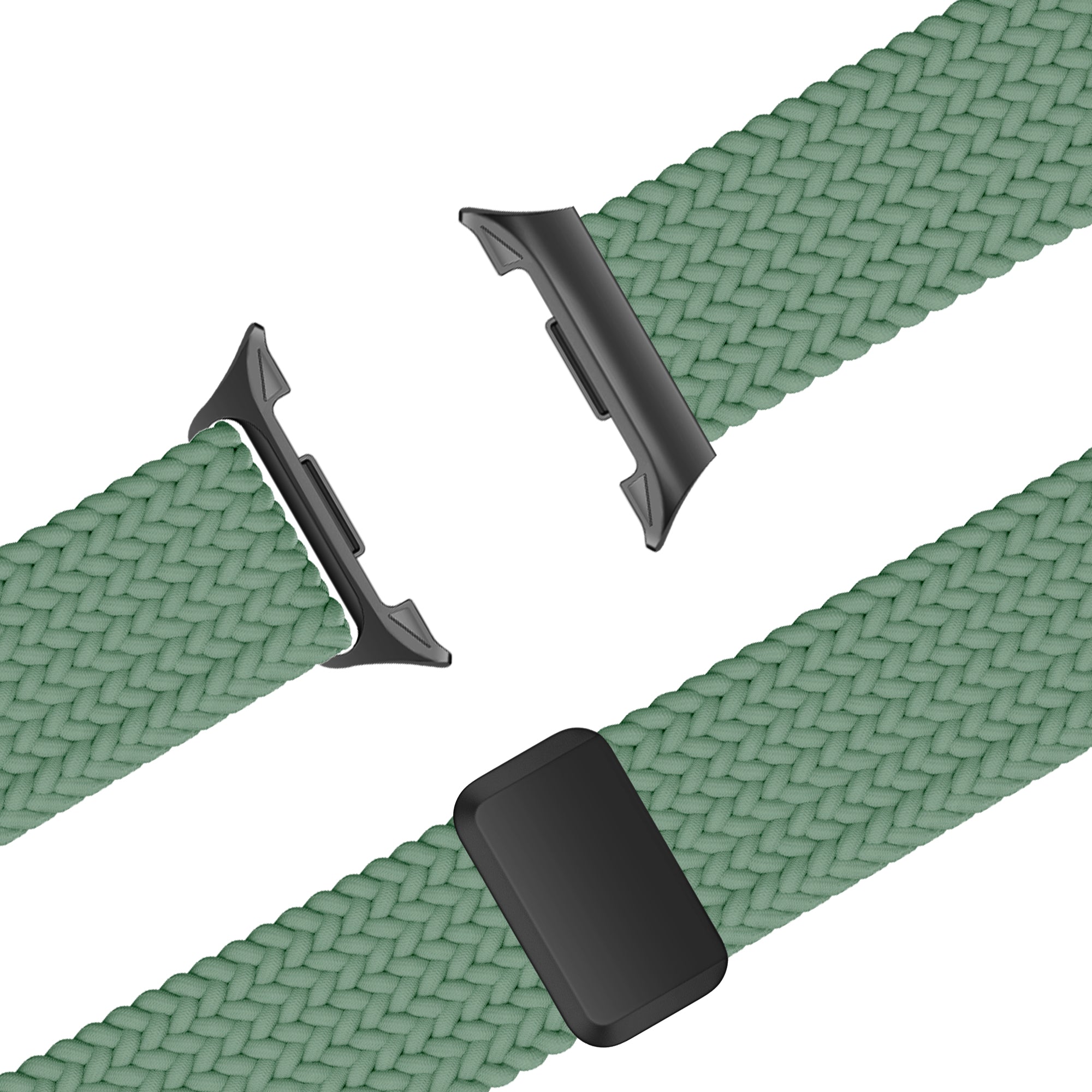 Bandz Samsung Galaxy Watch 8 - 40mm Magnetic Braided Strap (Viridian)