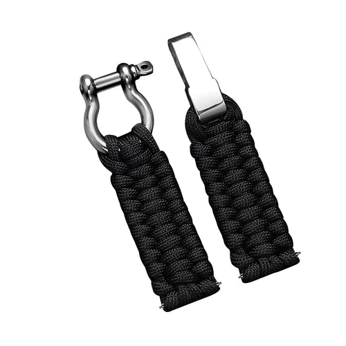 Amazfit Bip U (Pro) Nylon Rope Strap (Black)