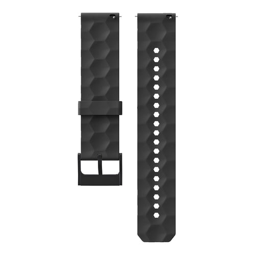 Amazfit Bip U (Pro) Silicone Hexa Strap (Black)