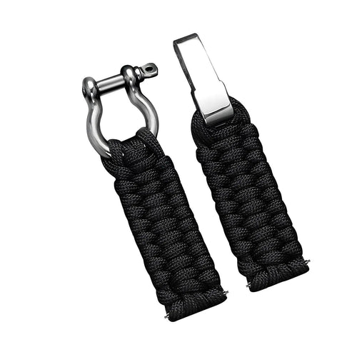 Suunto 9 Peak Pro nylon rope bandje (zwart) 