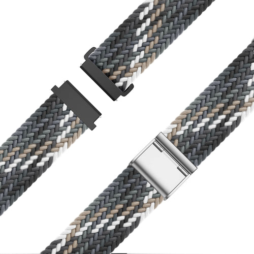 Bandz Coros Pace 2 gevlochten nylon band (zwart mix)