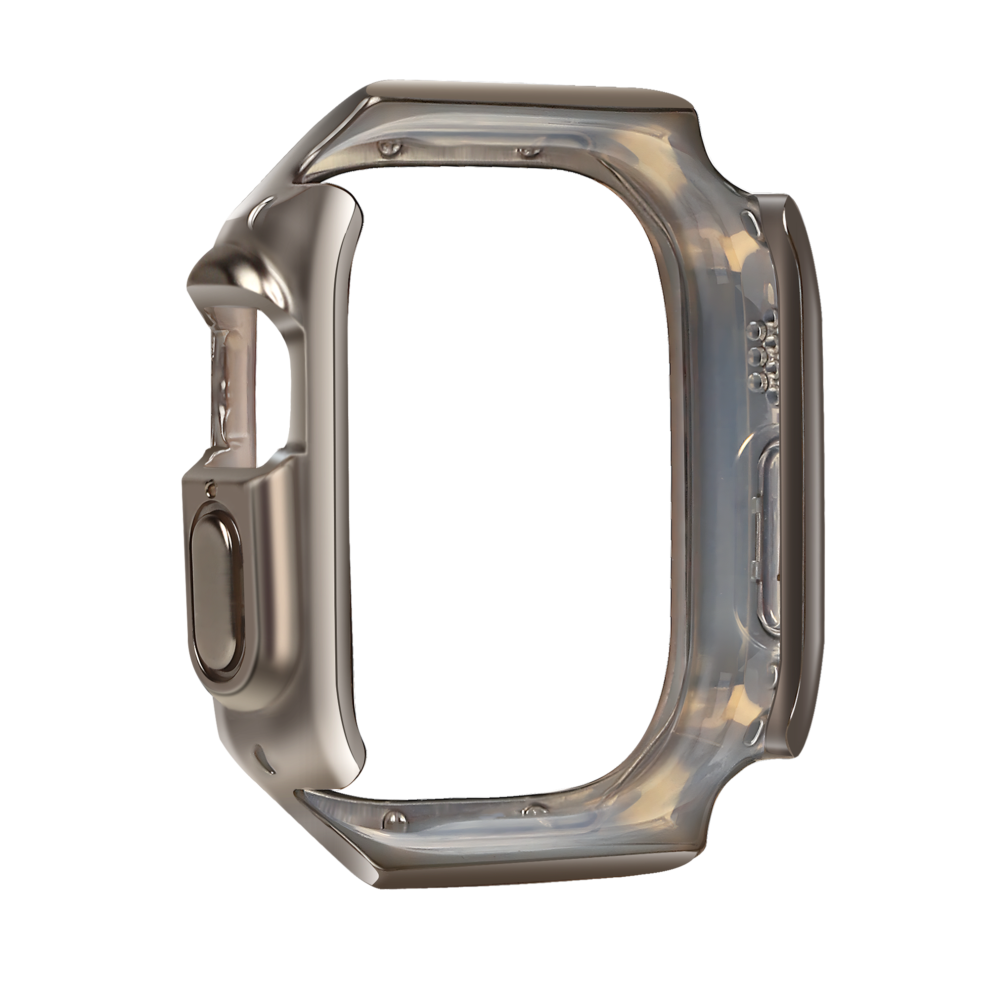 Bandz Apple Watch Ultra - 49mm Galvanized TPU Case  (Titanium)