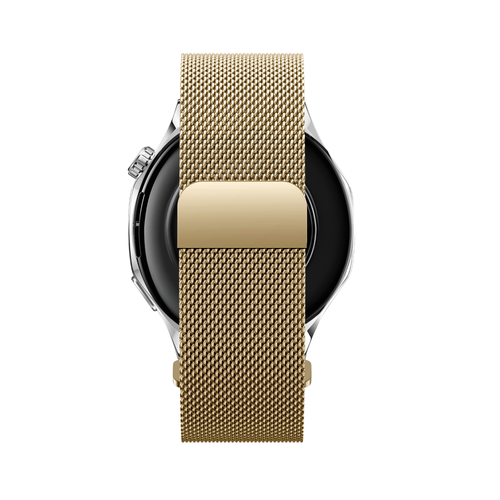 Bandz Xiaomi Amazfit GTS Milanese band 'Easy fit' (goud)
