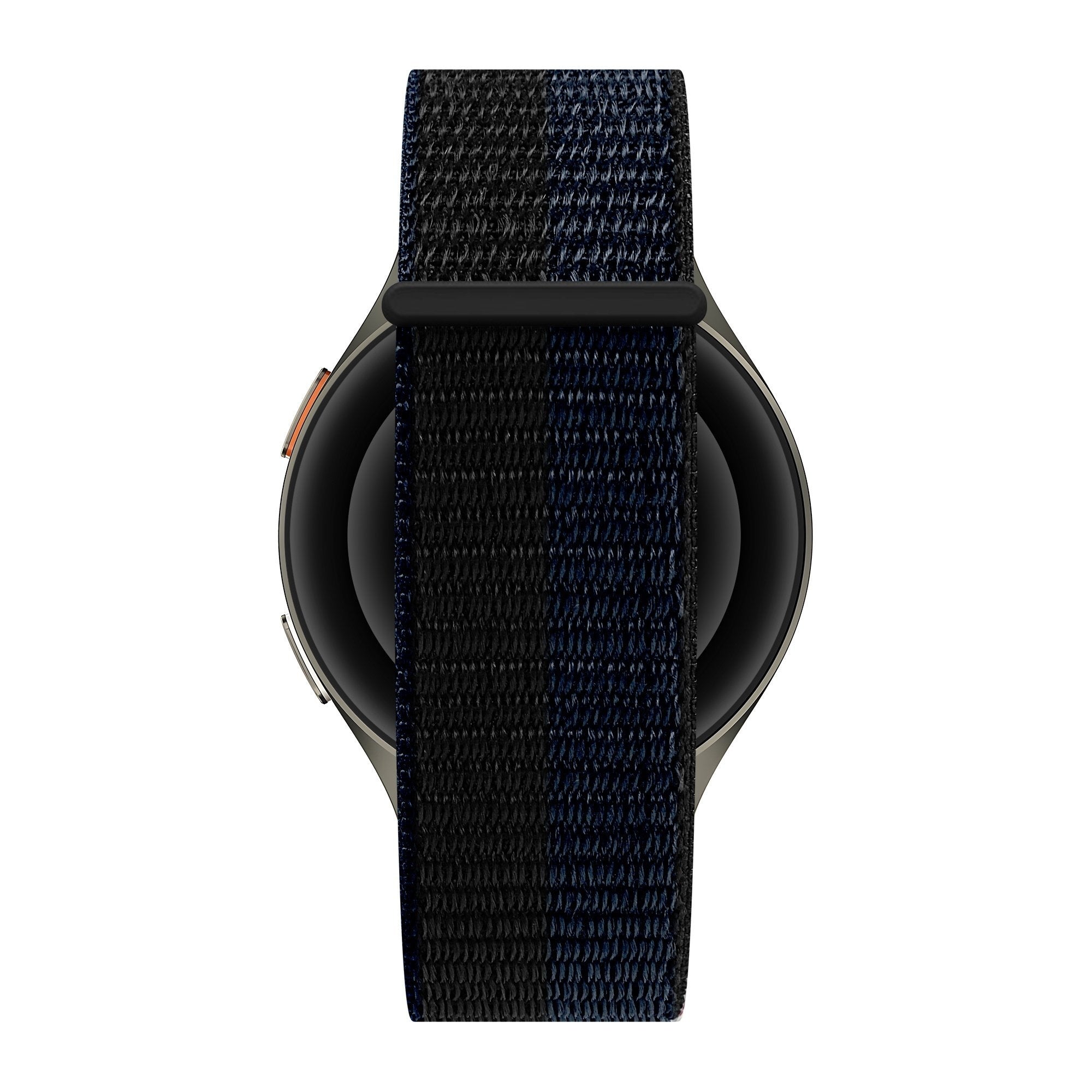 Bandz Amazfit Balance 2 Nylon Strap 'Easy fit' (Black/Blue)