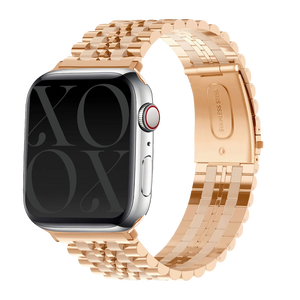 xoxo Wildhearts Apple Watch stalen bandje (roségoud)