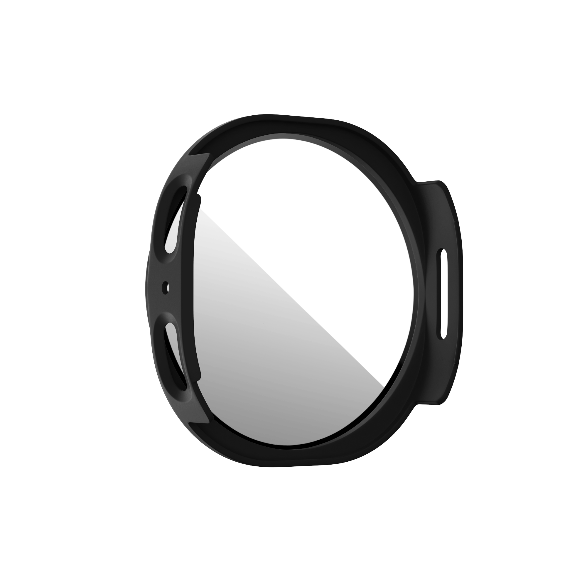 Bandz Samsung Galaxy Watch 8 - 40mm PC Cover with Glass (Black)