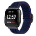 Fitbit Versa (2) elastisch bandje (blauw)
