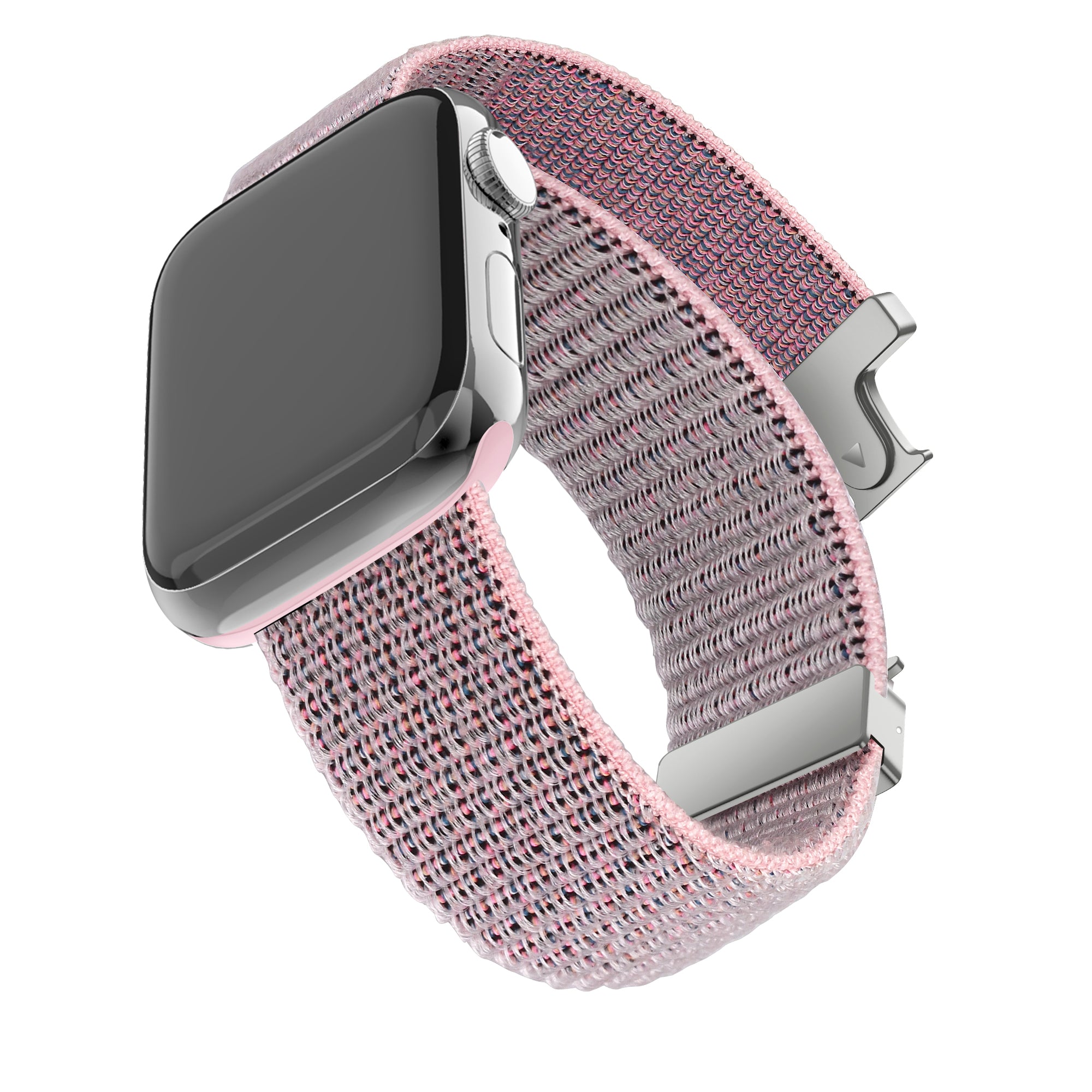 Bandz Apple Watch nylon band 'Classic' met P-buckle (pink sand)