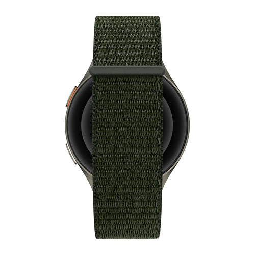 Bandz Amazfit Bip U (Pro) nylon band 'Easy fit' (groen)