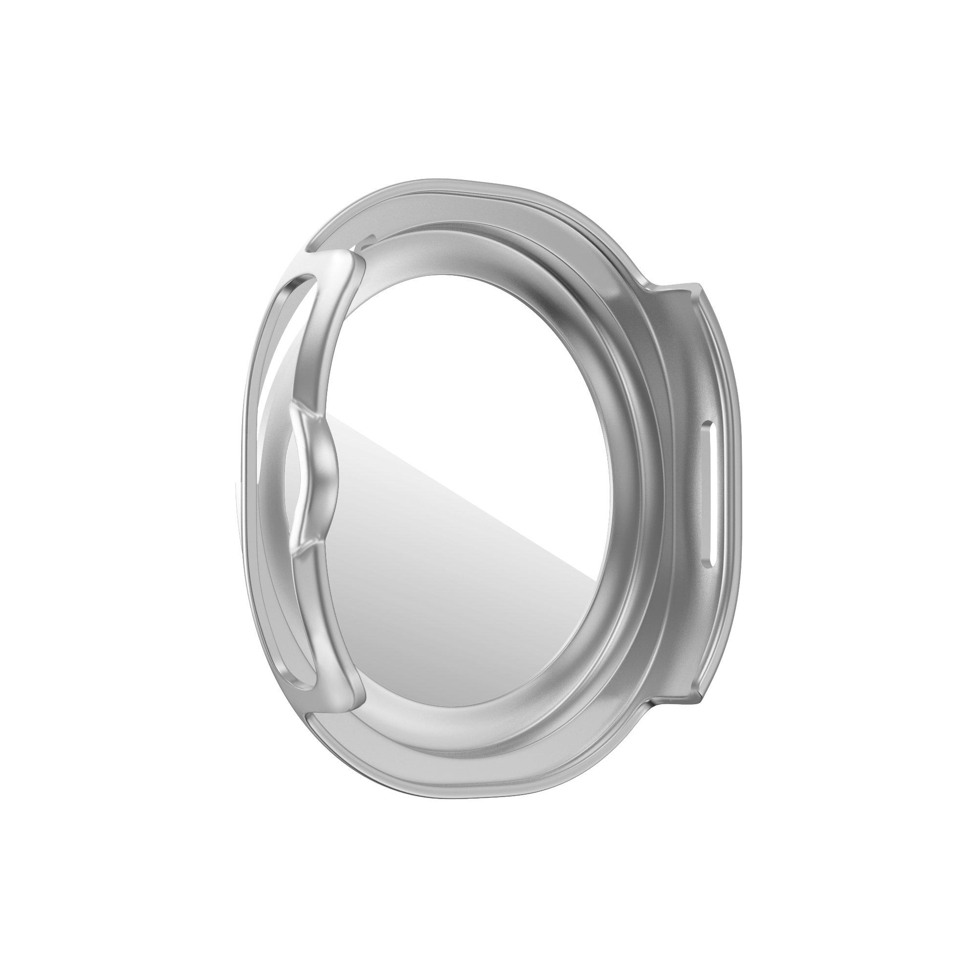 Bandz Samsung Galaxy Watch 8 Classic PC hoesje met glas (zilver)