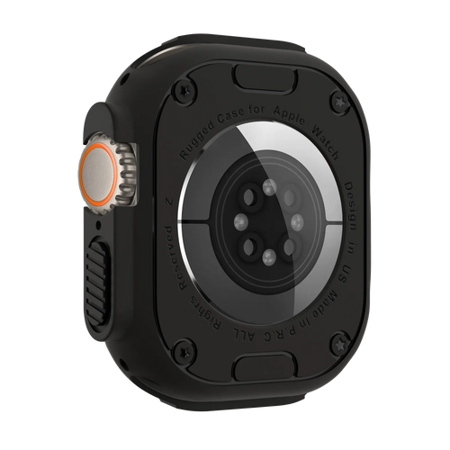 Bandz Apple Watch Ultra - 49mm robuust TPU hoesje (zwart)