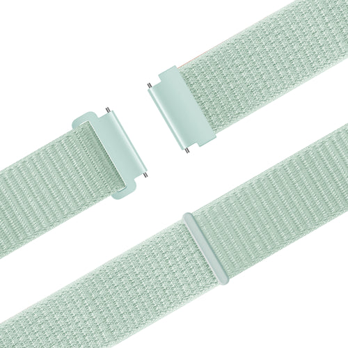Bandz Samsung Galaxy Watch 7 - 44mm nylon band 'Easy fit' (lichtgroen)