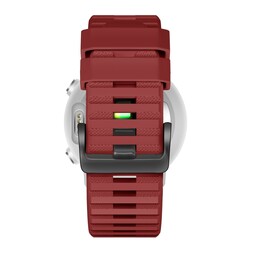Bandz Garmin Instinct 3 - 45mm siliconen band met gesp (rood)
