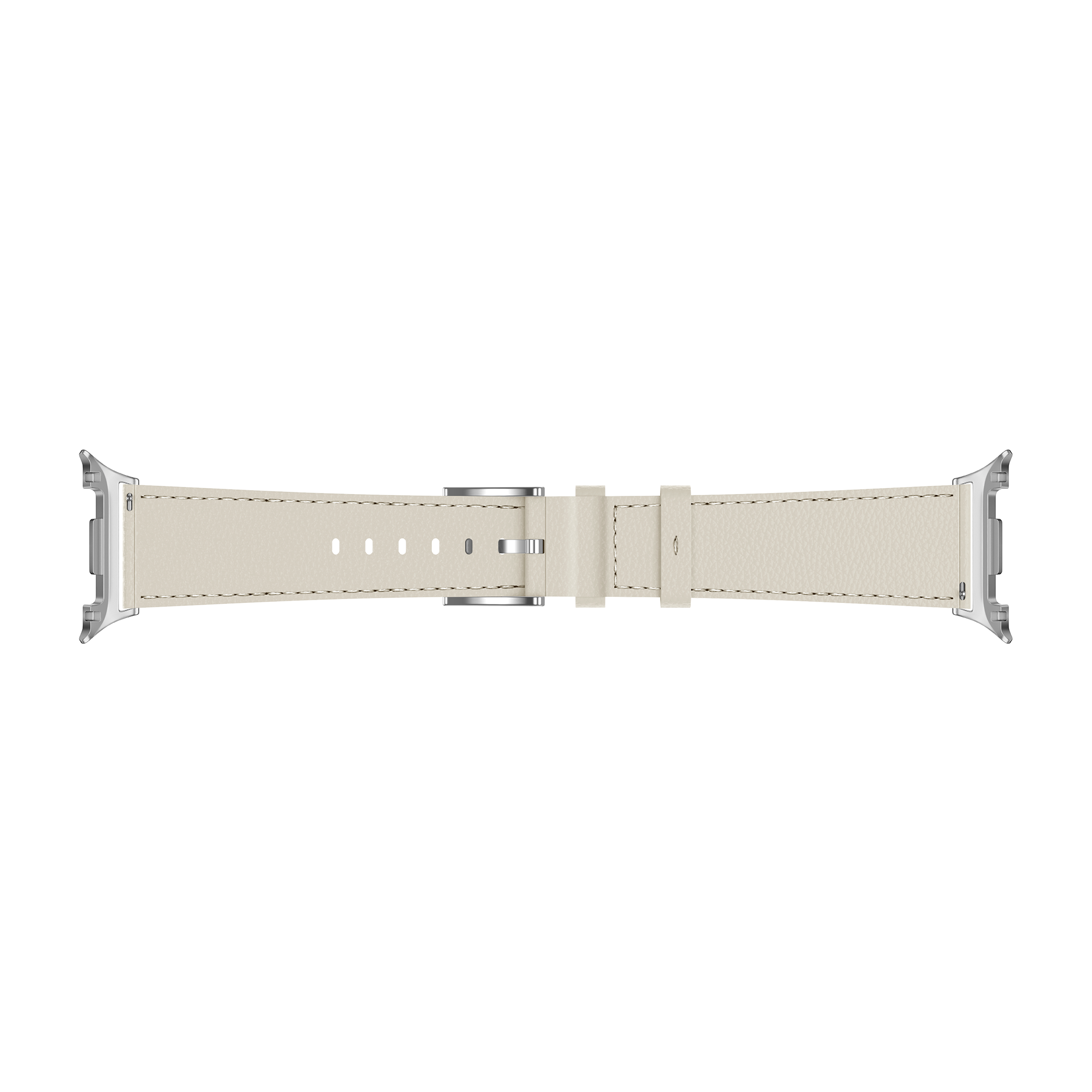 Samsung Galaxy Watch 8 - 40mm leren grain band (beige)