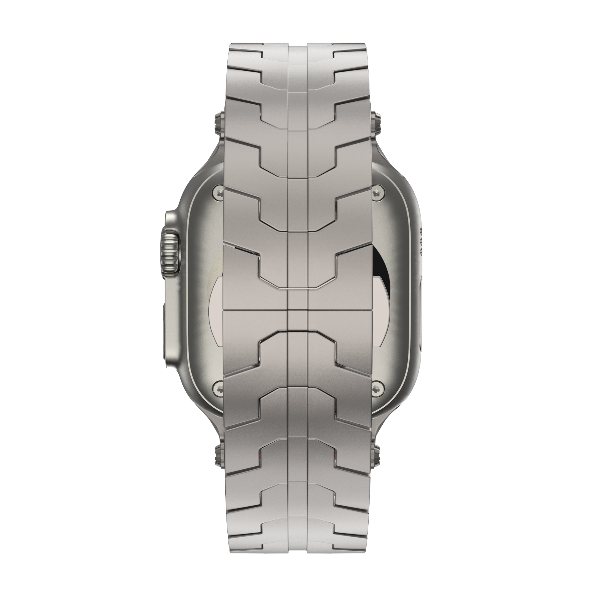 Bandz Apple Watch Metal Grain Strap 'Deluxe' (Titanium)