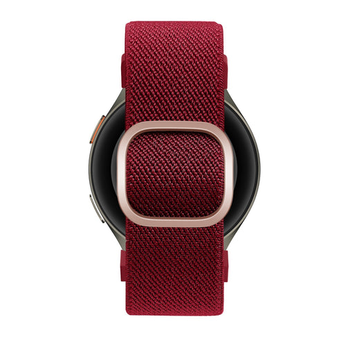 Bandz Samsung Galaxy Watch 4 Classic 46mm elastische band 'Easy fit' (rood)