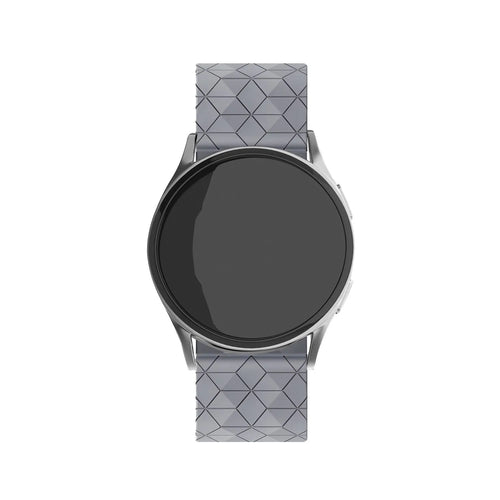 Suunto Run silicone hexa band (grijs)