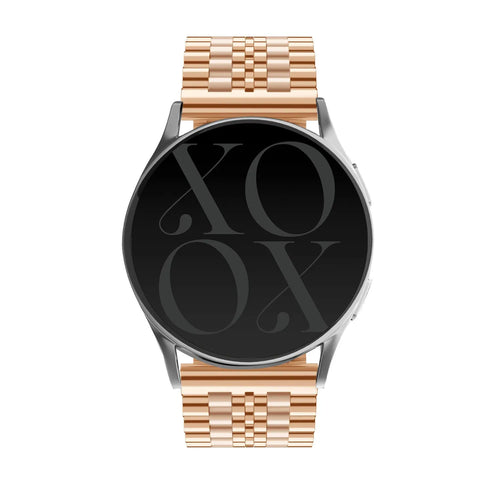 xoxo Wildhearts Fossil Gen 6 44mm stalen bandje (rosé goud)