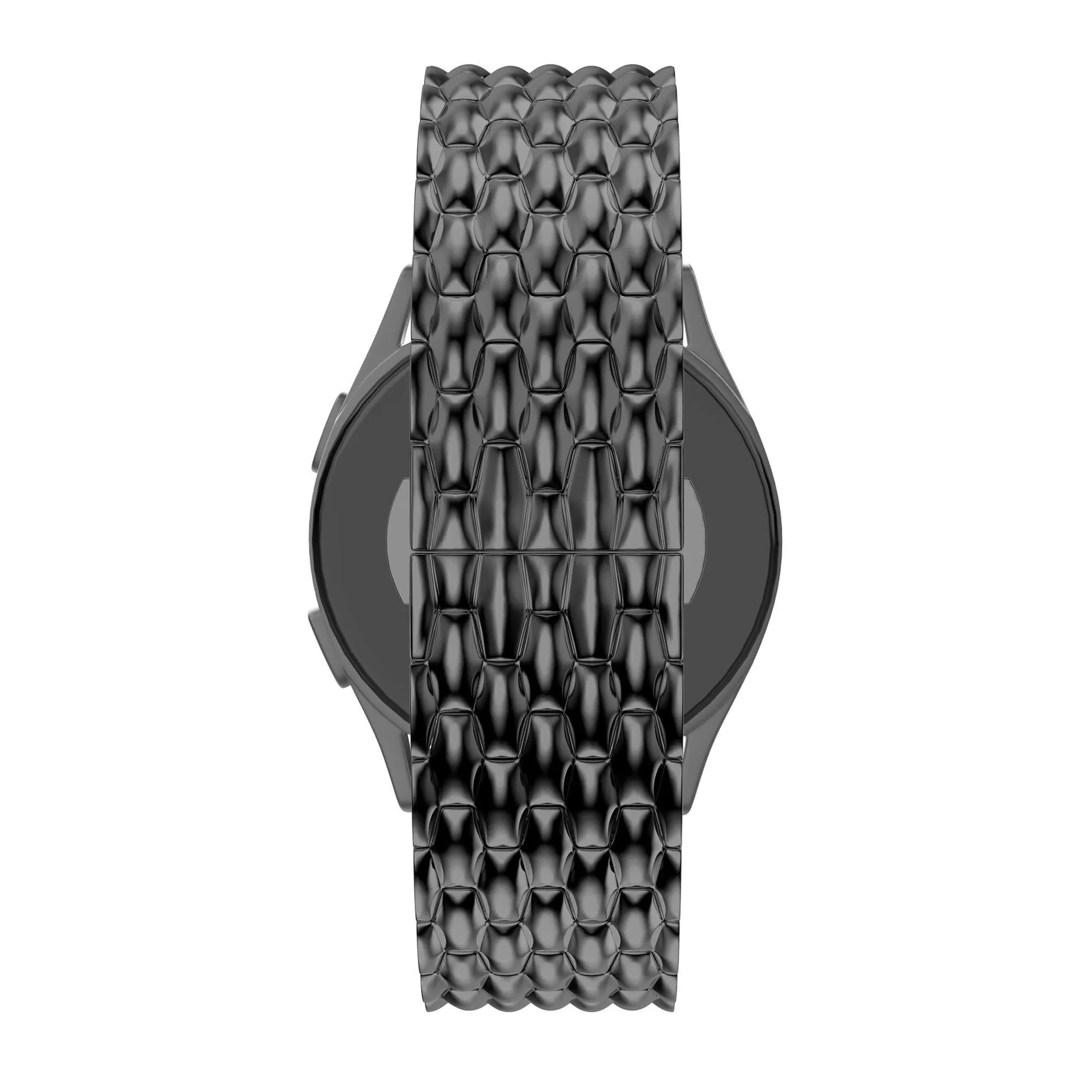 Bandz Oppo Watch X2 stalen band 'Dragon' (zwart)