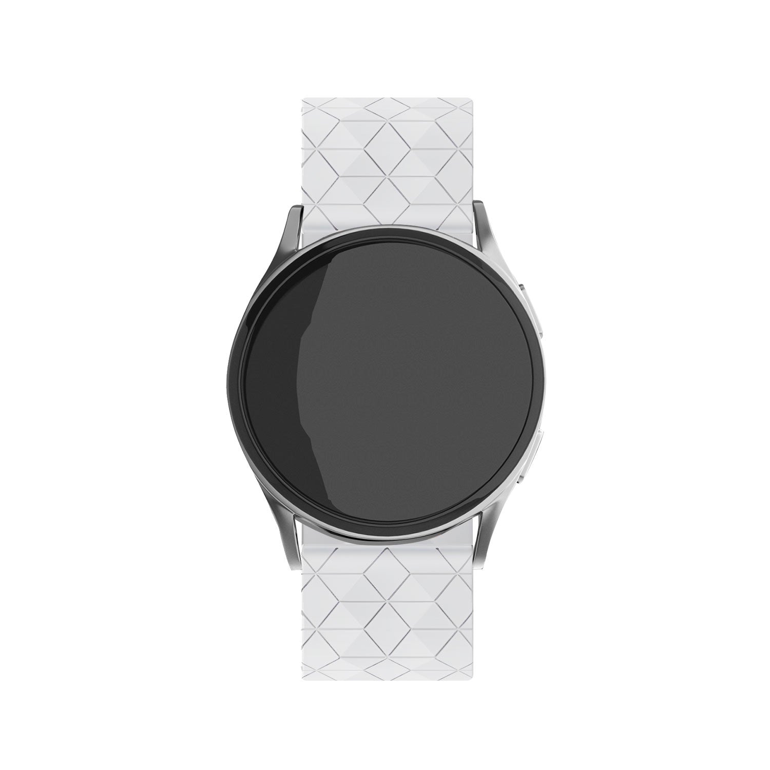 Amazfit Bip 6 silicone hexa band (wit)