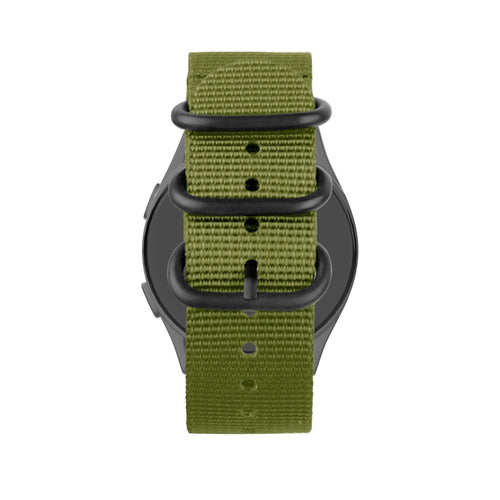 Bandz Coros Pace 3 nylon band met gesp (groen)