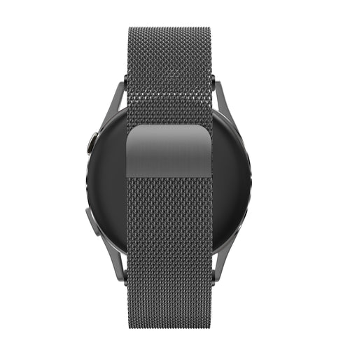 Bandz Garmin Venu 4 - 41mm Milanese loop band (zwart)
