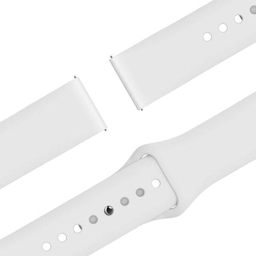Bandz Samsung Galaxy Watch 7 - 44mm sport band 'Easy fit' (wit)