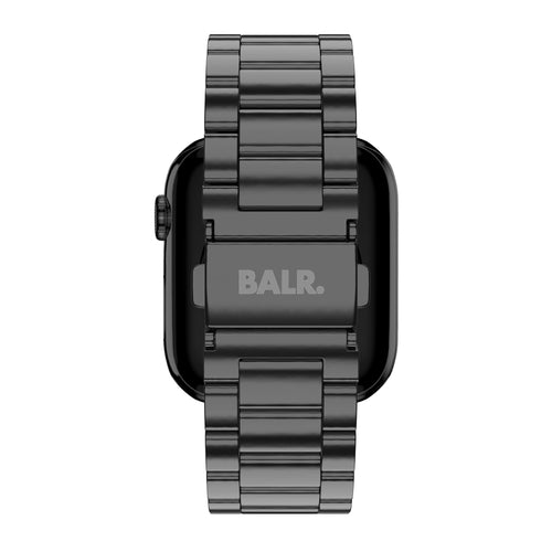 BALR Apple Watch Ultra stalen band (zwart)