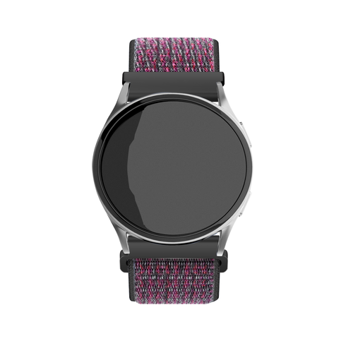 Withings ScanWatch Nova Nylon Strap (Crimson Berry)