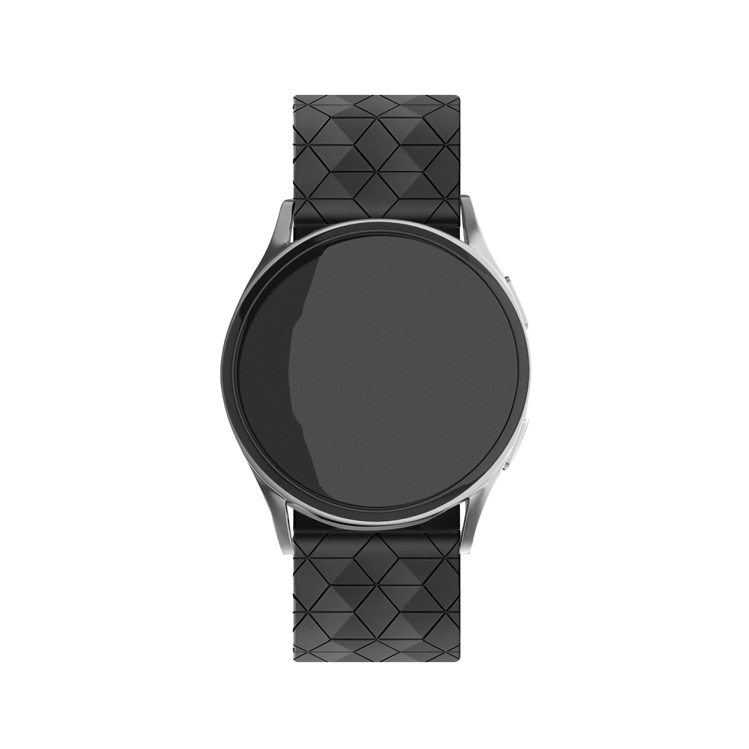 Withings ScanWatch 2 - 42mm silicone hexa band (zwart)