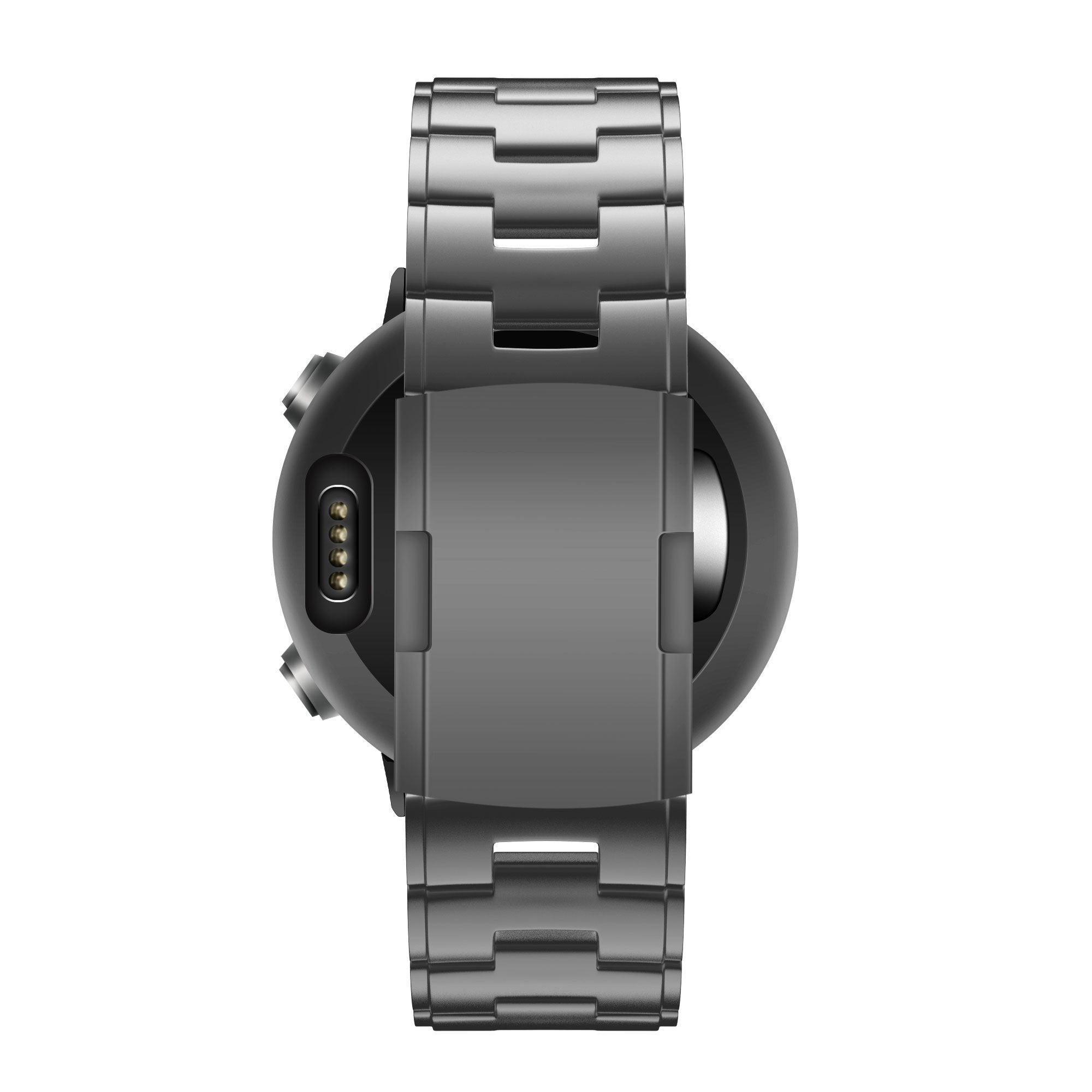 Bandz Garmin Forerunner 745 titanium schakel band (grijs)