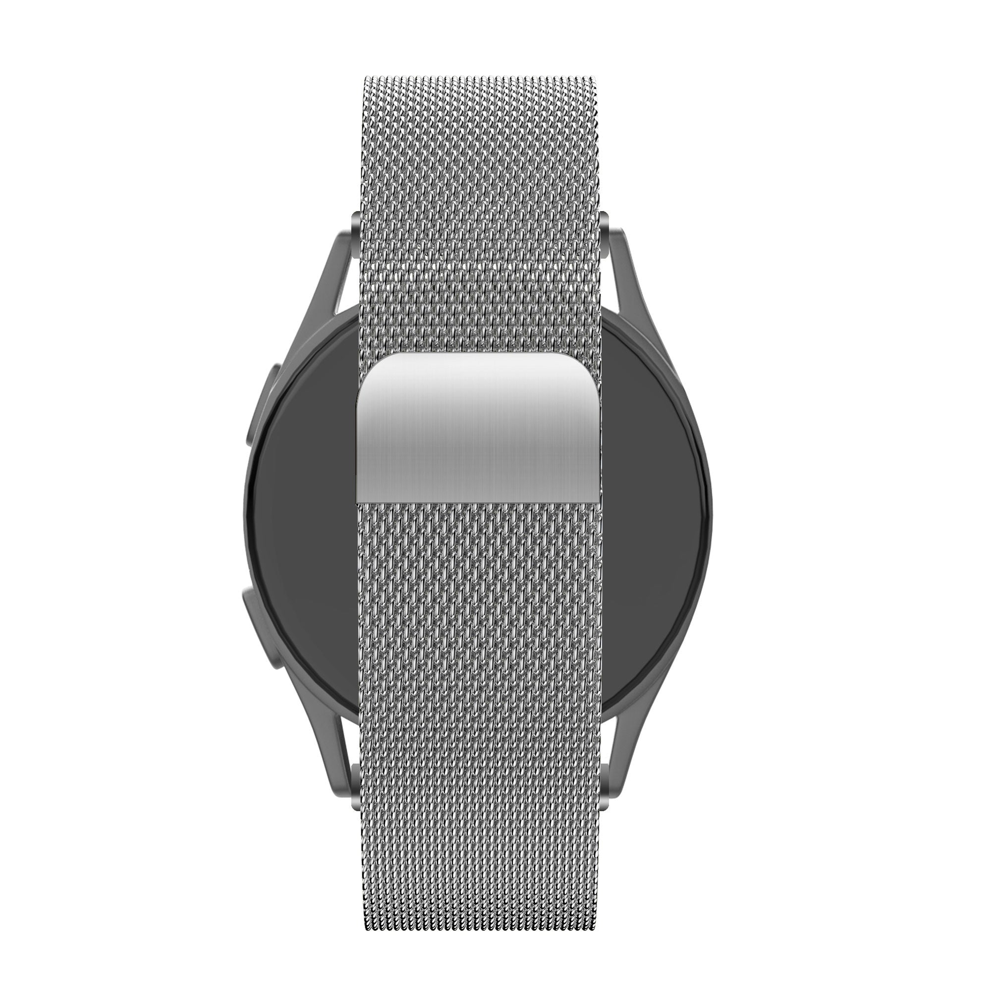 Bandz Huawei Watch 5 - 46mm Milanese loop band (zilver)