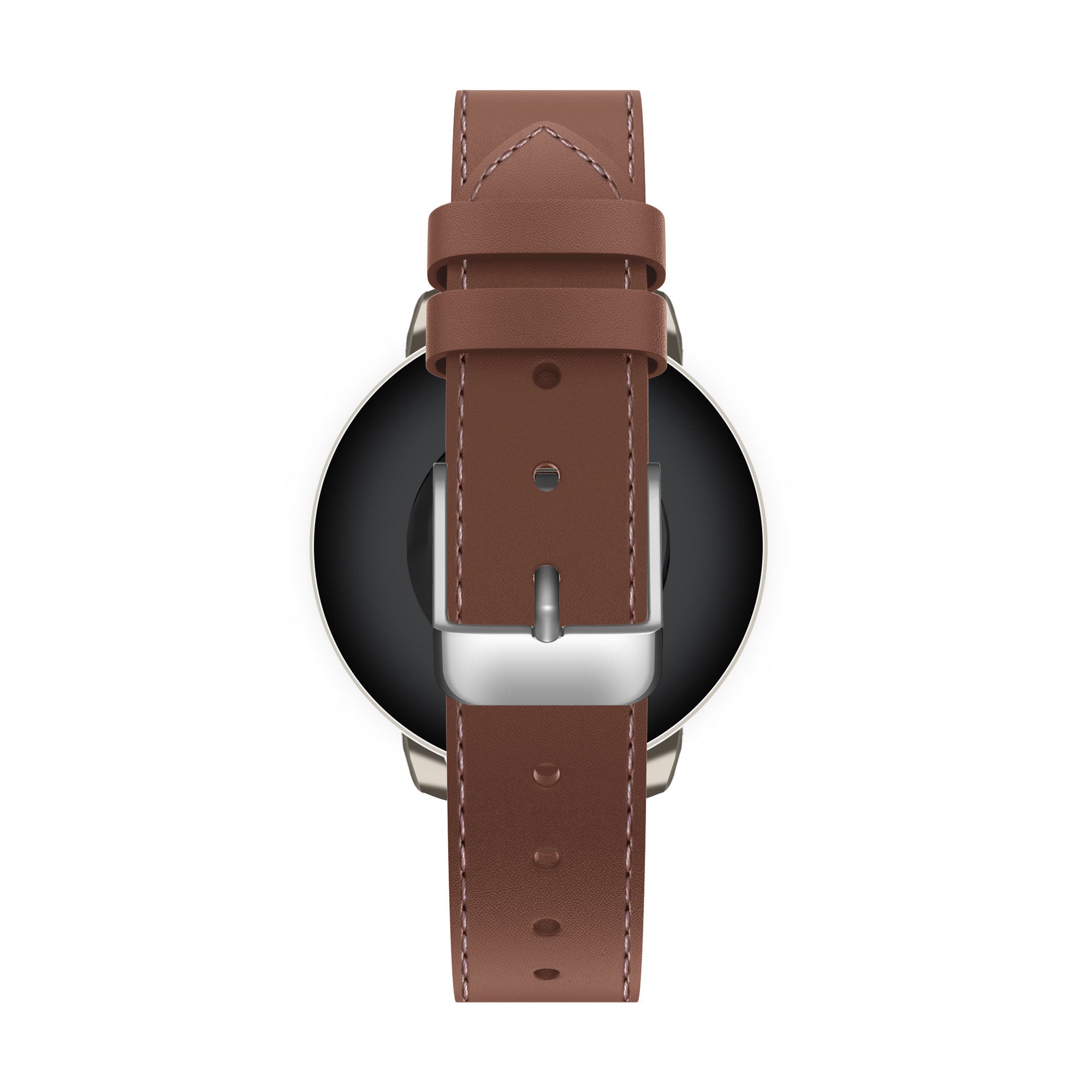 Leren horlogeband 14mm - universeel - bruin