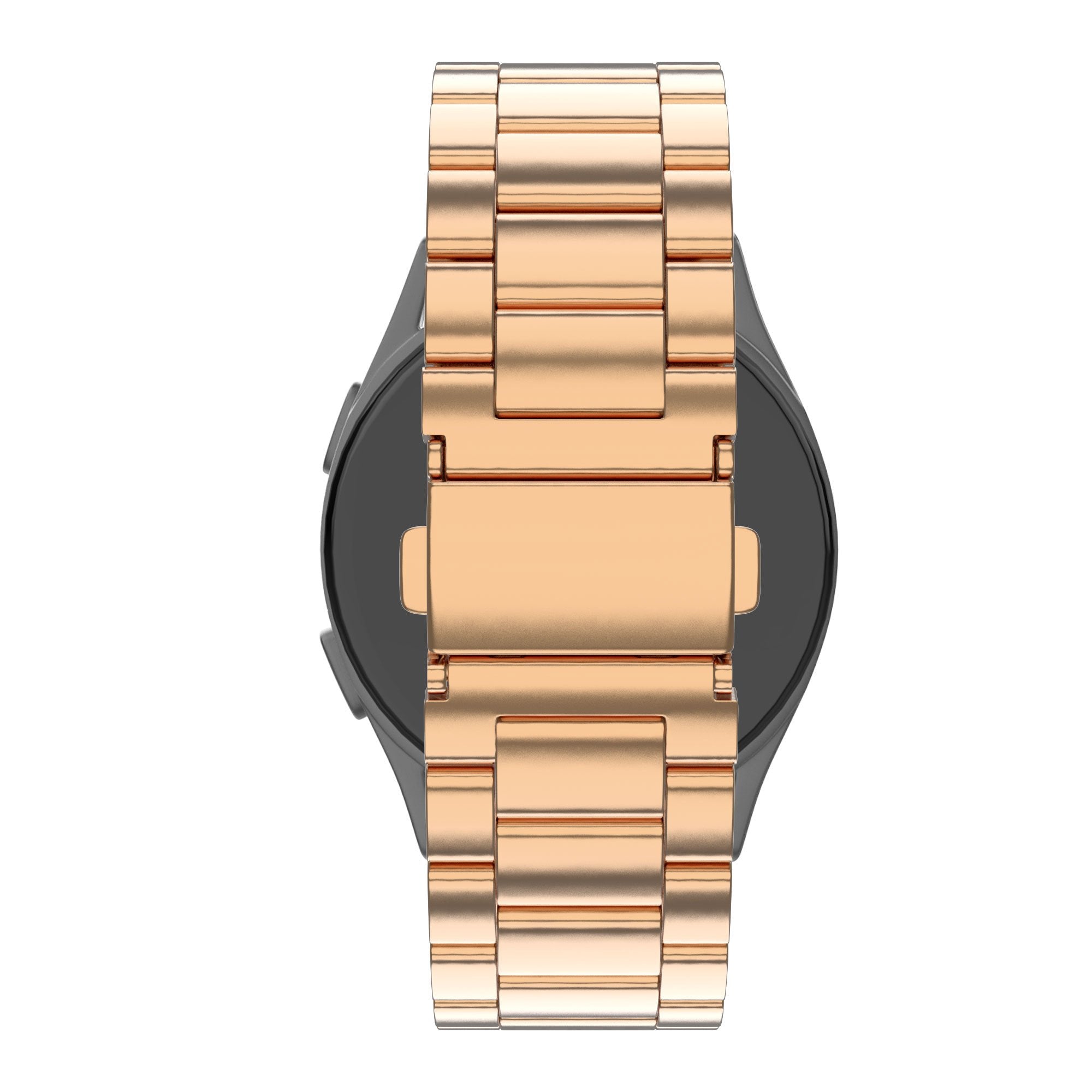 Bandz Garmin Forerunner 245 stalen band 'Classic' (rosé goud)