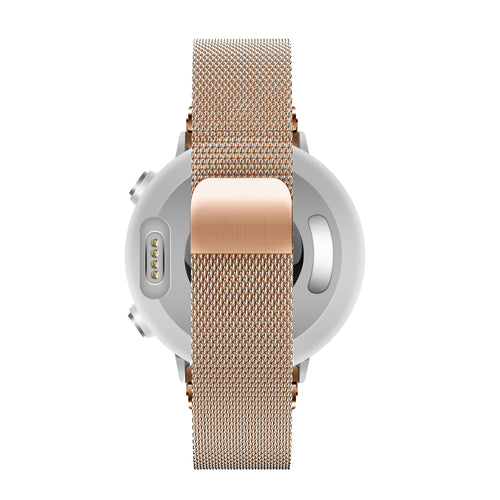 Bandz Garmin D2 Delta S Milanese loop band (rosé goud)