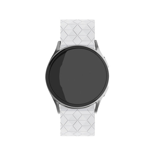 Suunto Run silicone hexa band (wit)