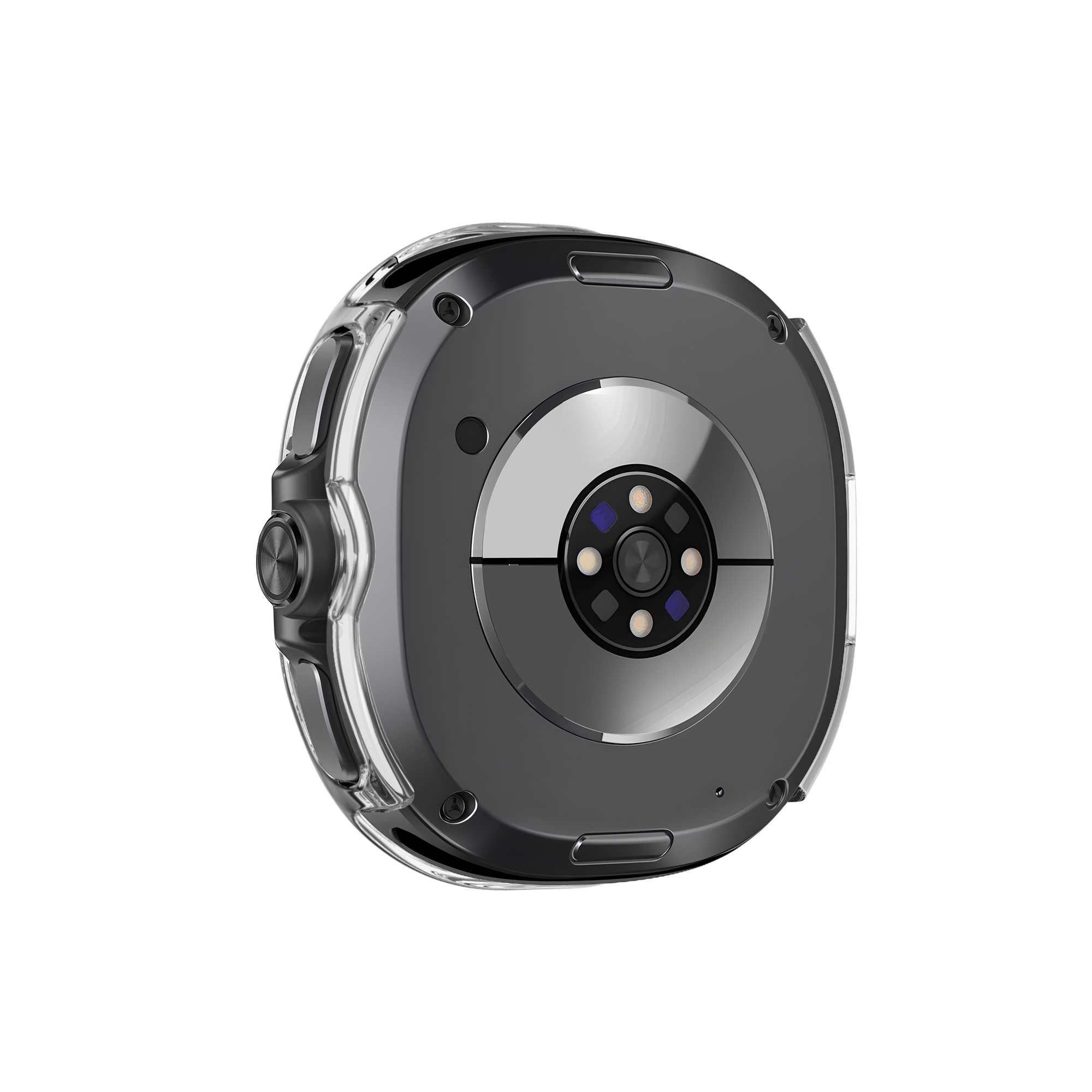 Bandz Samsung Galaxy Watch 8 Classic PC hoesje met glas (transparant)