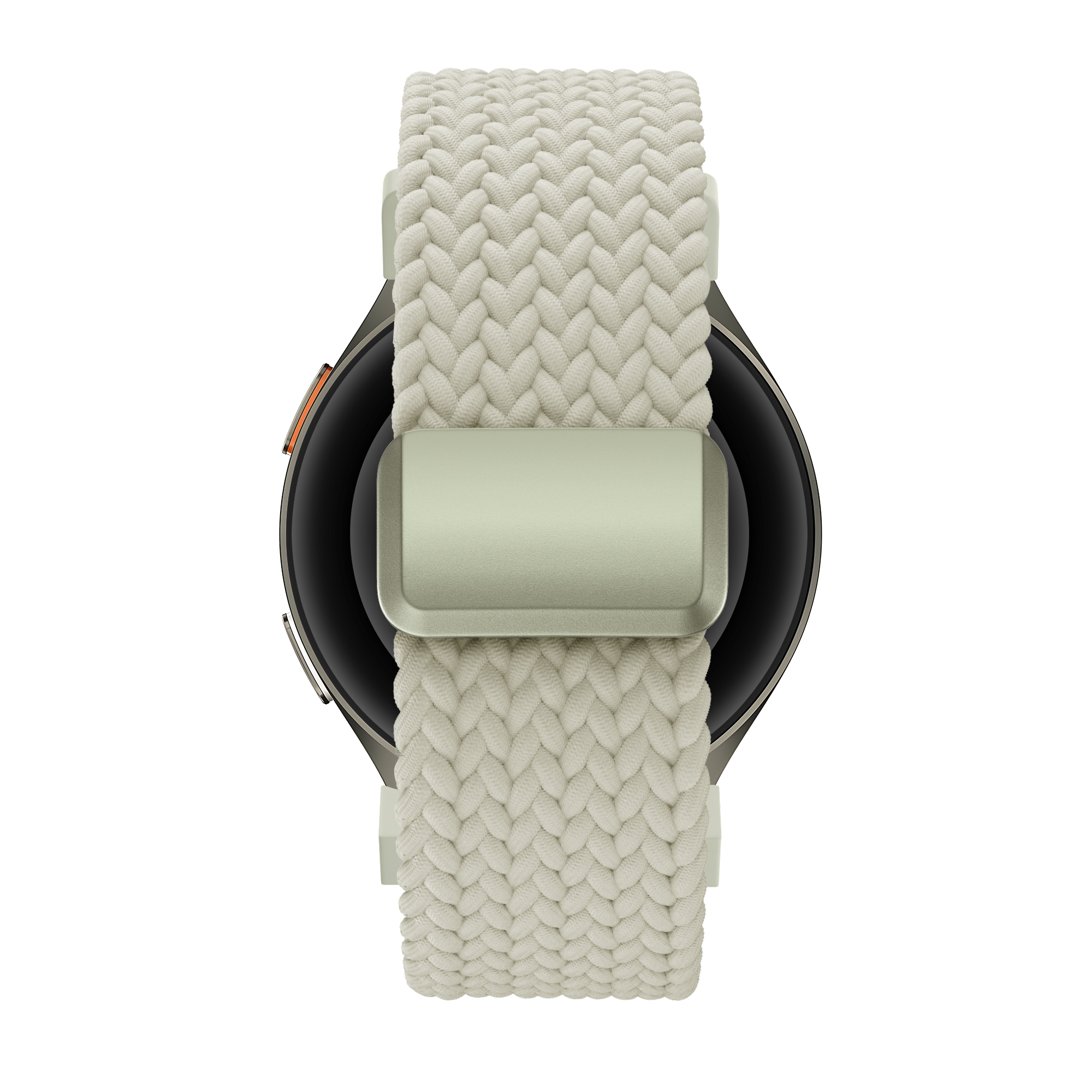 Bandz Samsung Galaxy Watch 6 - 44mm gevlochten band 'Easy fit' (sterrenlicht)