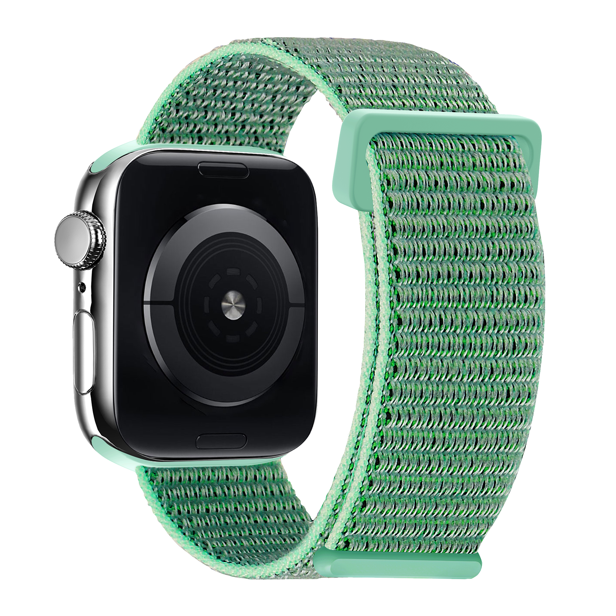 xoxo Wildhearts Apple Watch nylon  bandje (mintgroen)