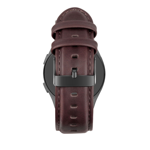 Bandz Suunto 9 Peak Pro lederen band 'Classic' (donkerbruin)