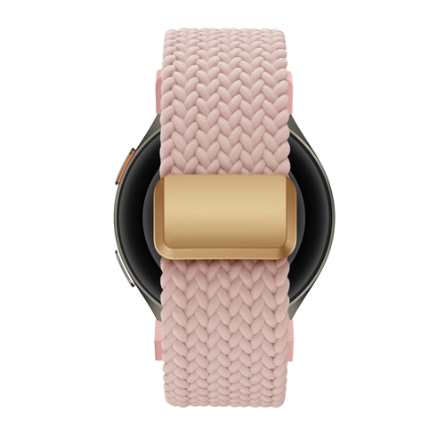 Bandz Samsung Galaxy Watch 7 - 40mm Braided Strap 'Easy Fit' (Pink)