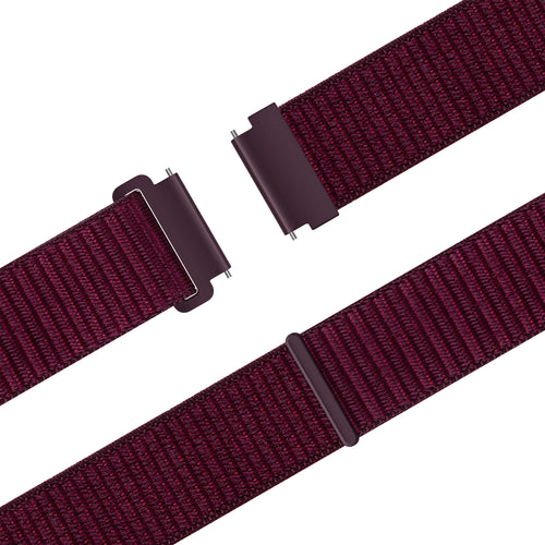 Bandz Samsung Galaxy Watch 7 - 44mm nylon band 'Easy fit' (plum)