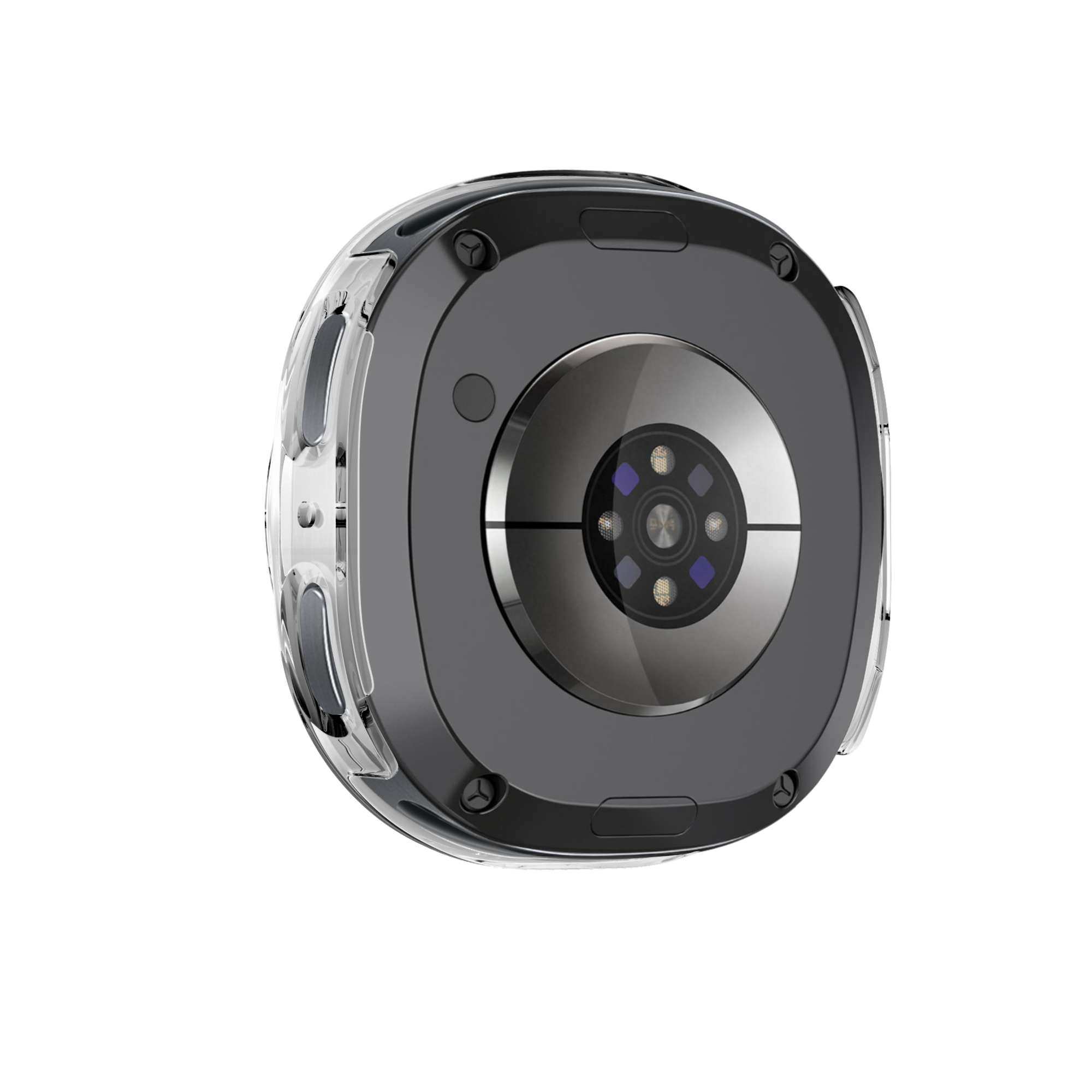 Bandz Samsung Galaxy Watch 8 - 44mm PC hoesje met glas (transparant)