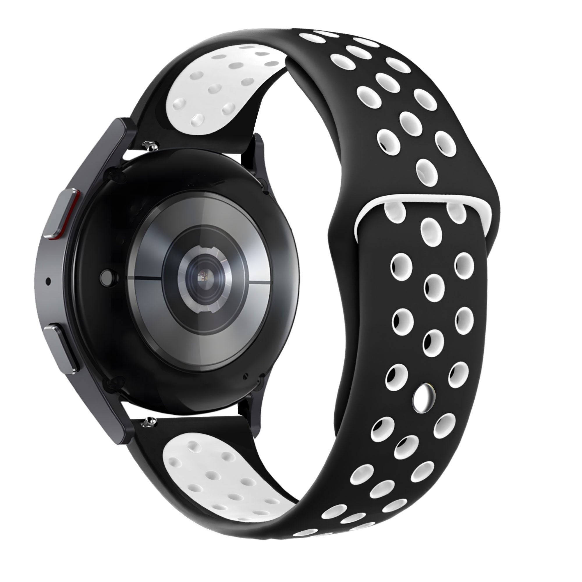 Bandz Coros Apex 42mm sport band 'Deluxe' (zwart/wit)