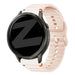 Bandz Garmin Forerunner 645 siliconen band 'Wave' (lichtroze)