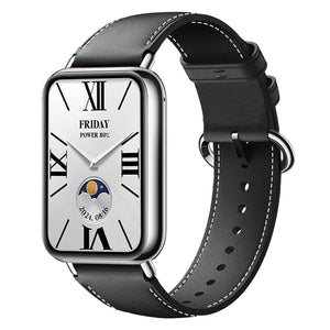 Xiaomi Smart Band 8 Pro leren bandje (zwart)