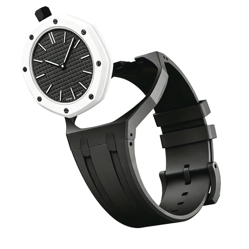 Swatch Royal Pop Siliconen band - 12 uur (zwart)