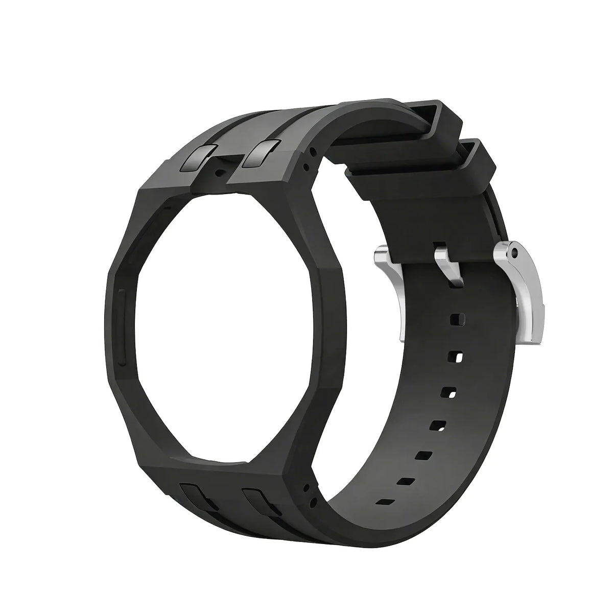 Swatch Royal Pop Siliconen band - 12 uur (zwart)